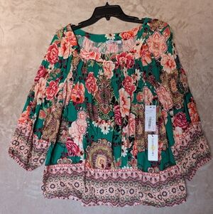 Figueroa & Flower bohemian-style Top Size L